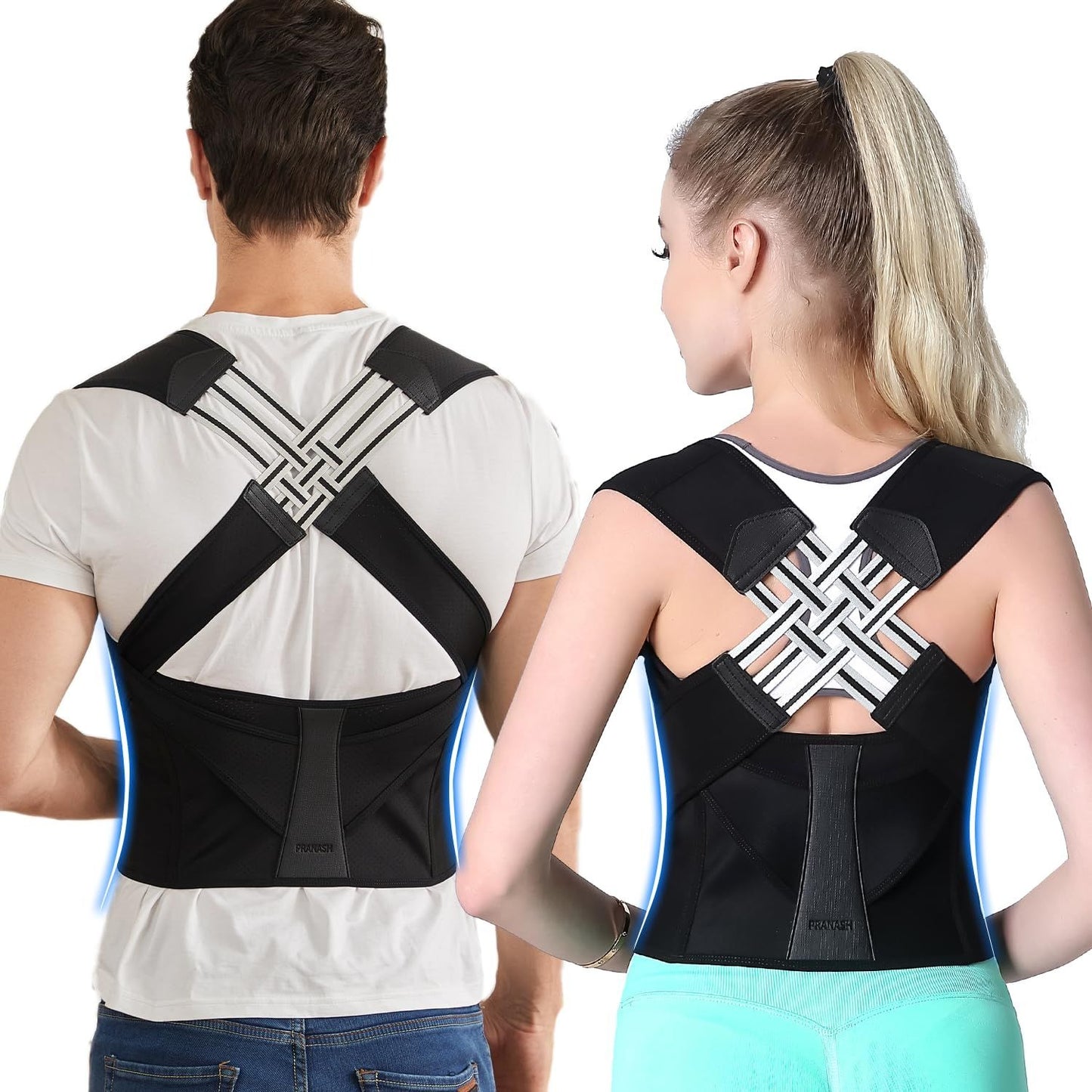 ๐ฆด๐ช PRANASH Posture Corrector Brace โ Stand Tall, Live Pain-Free | His & Hers | Back & Shoulder Support!