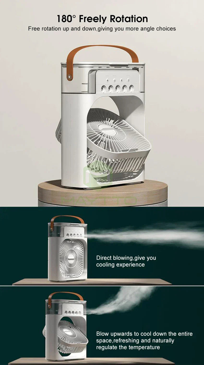 Mini Portable Rechargeable Air Cooler Fans
