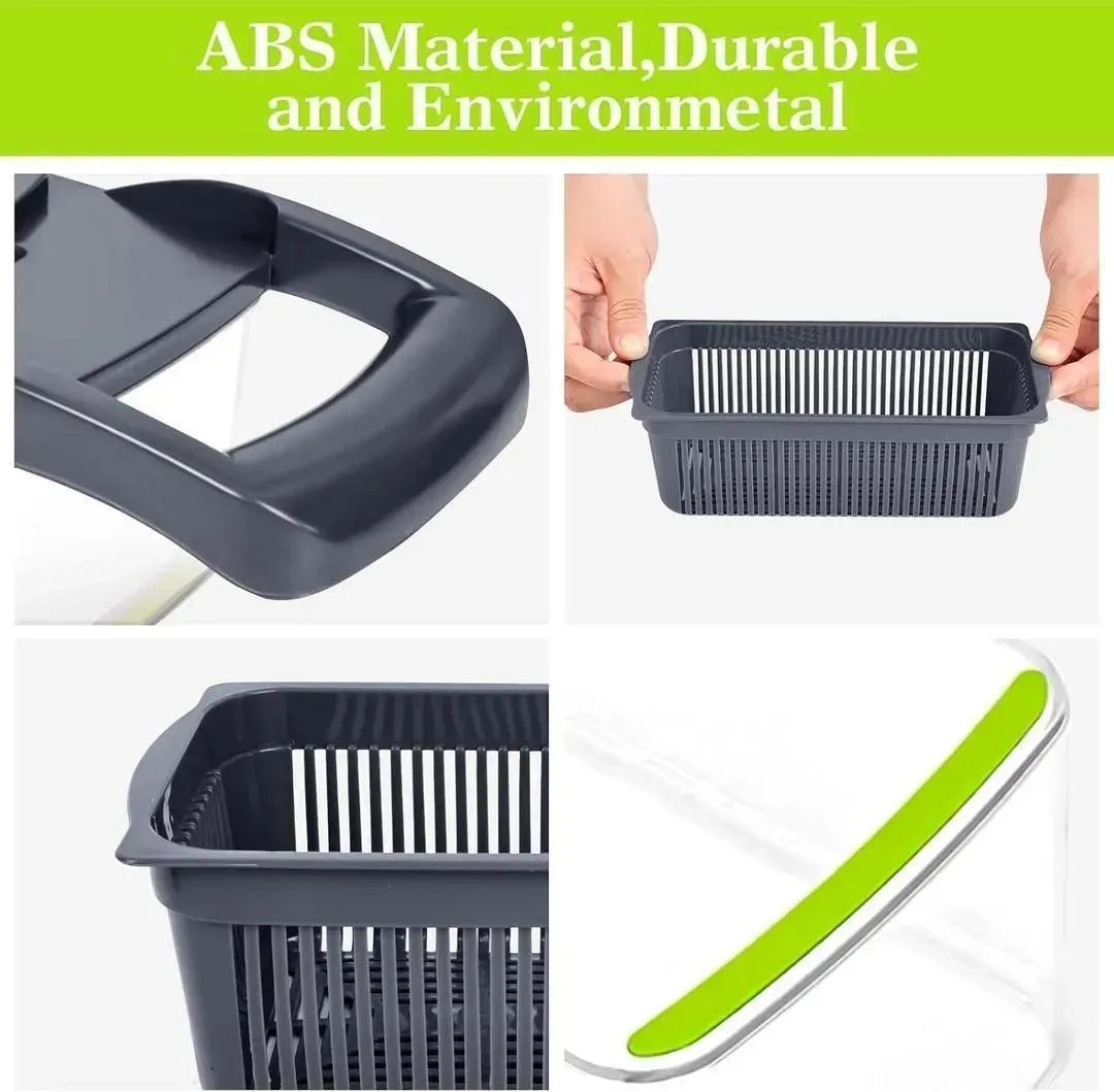 16-in-1 Multifunction Vegetable Chopper & Slicer – Kitchen Cutter Box