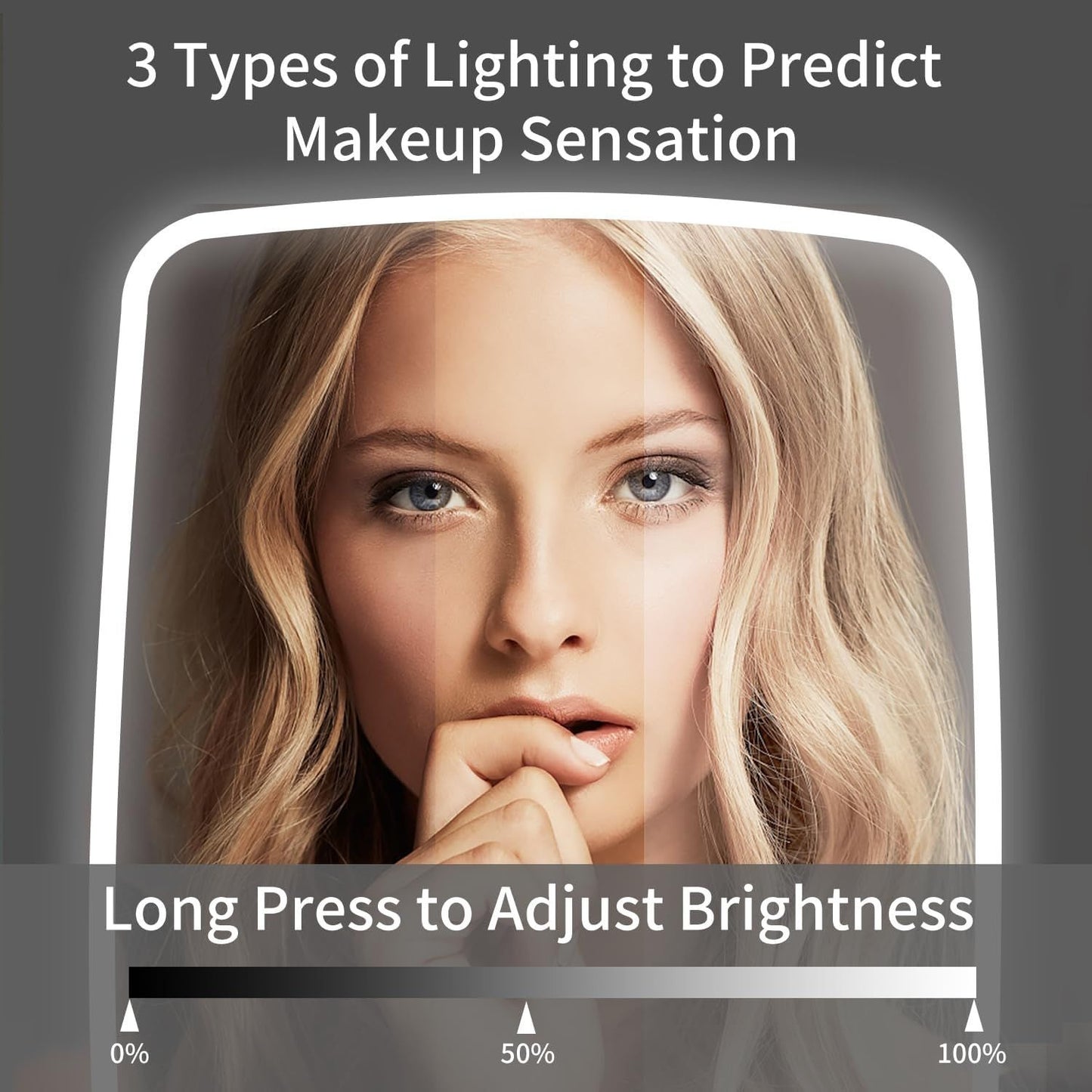 💄 Smart Touch LED Makeup Mirror — Your Personal Vanity Studio, Anytime Anywhere!