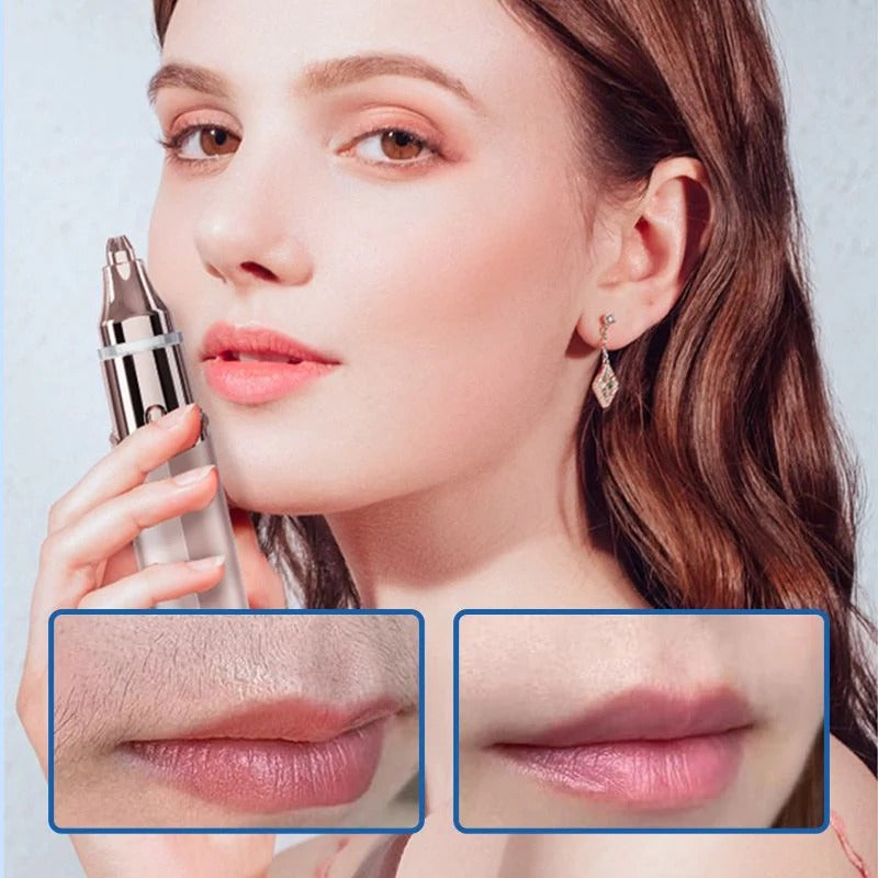 Flawless Mini Facial Hair Remover – Instant Smooth Beauty | مزيل شعر الوجه الأنيق ✨💖