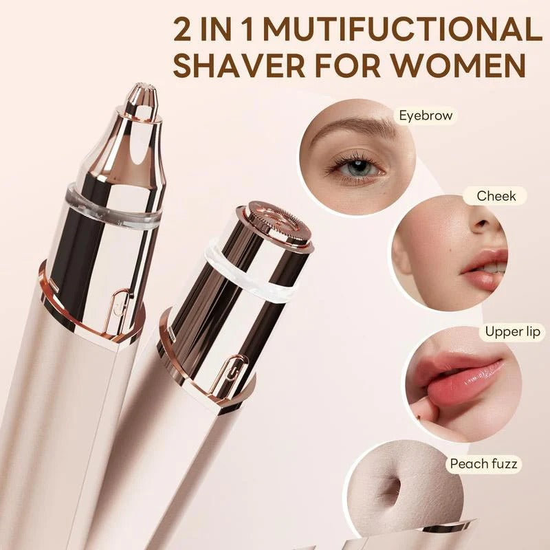 Flawless Mini Facial Hair Remover – Instant Smooth Beauty | مزيل شعر الوجه الأنيق ✨💖