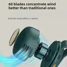 Mini Wearable Neck Fan – Cool Anywhere Anytime | مروحة تبريد محمولة ❄️✨