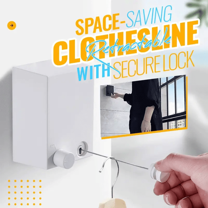 🔥Retractable Telescopic Clothesline – Space-Saving Drying Rope