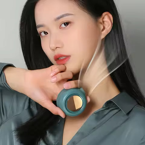 Mini Wearable Neck Fan – Cool Anywhere Anytime | مروحة تبريد محمولة ❄️✨