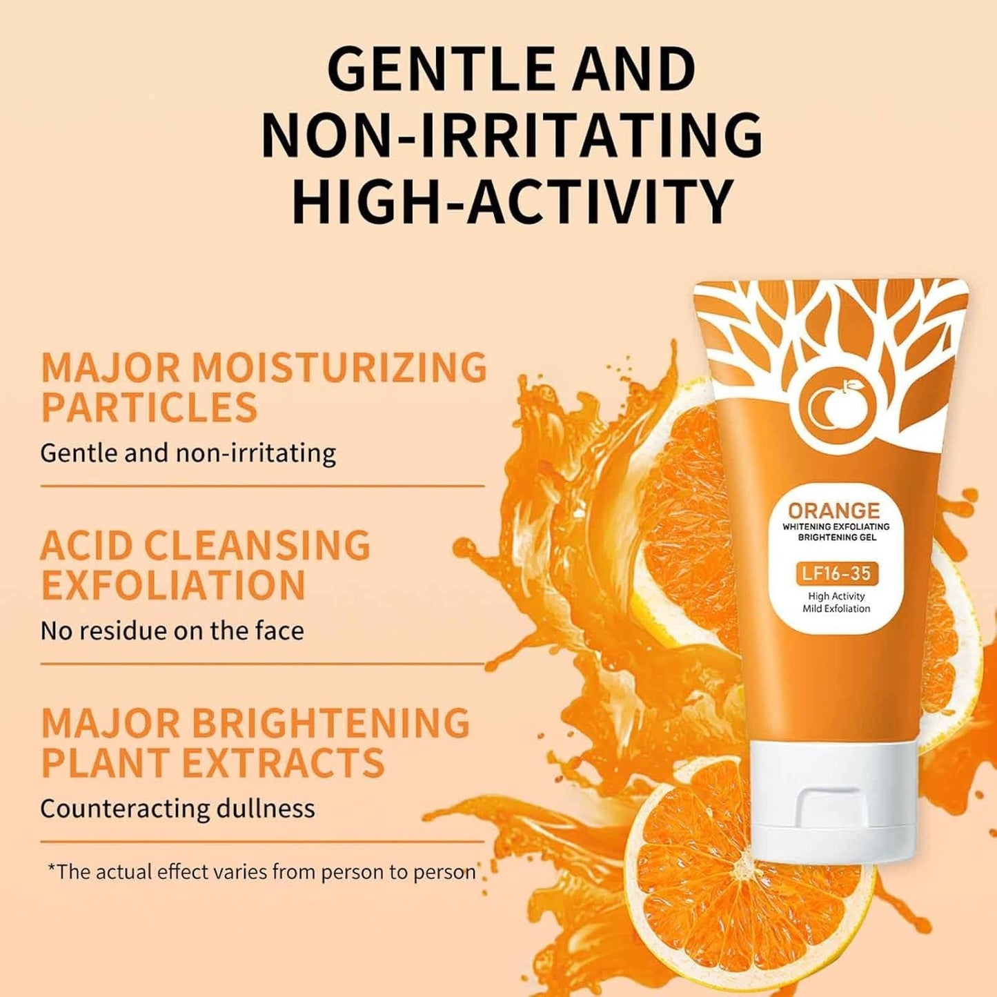 Orange Glow Exfoliating Gel – Instant Brightening Skin Care with Free Delivery | جل البرتقال لتفتيح البشرة