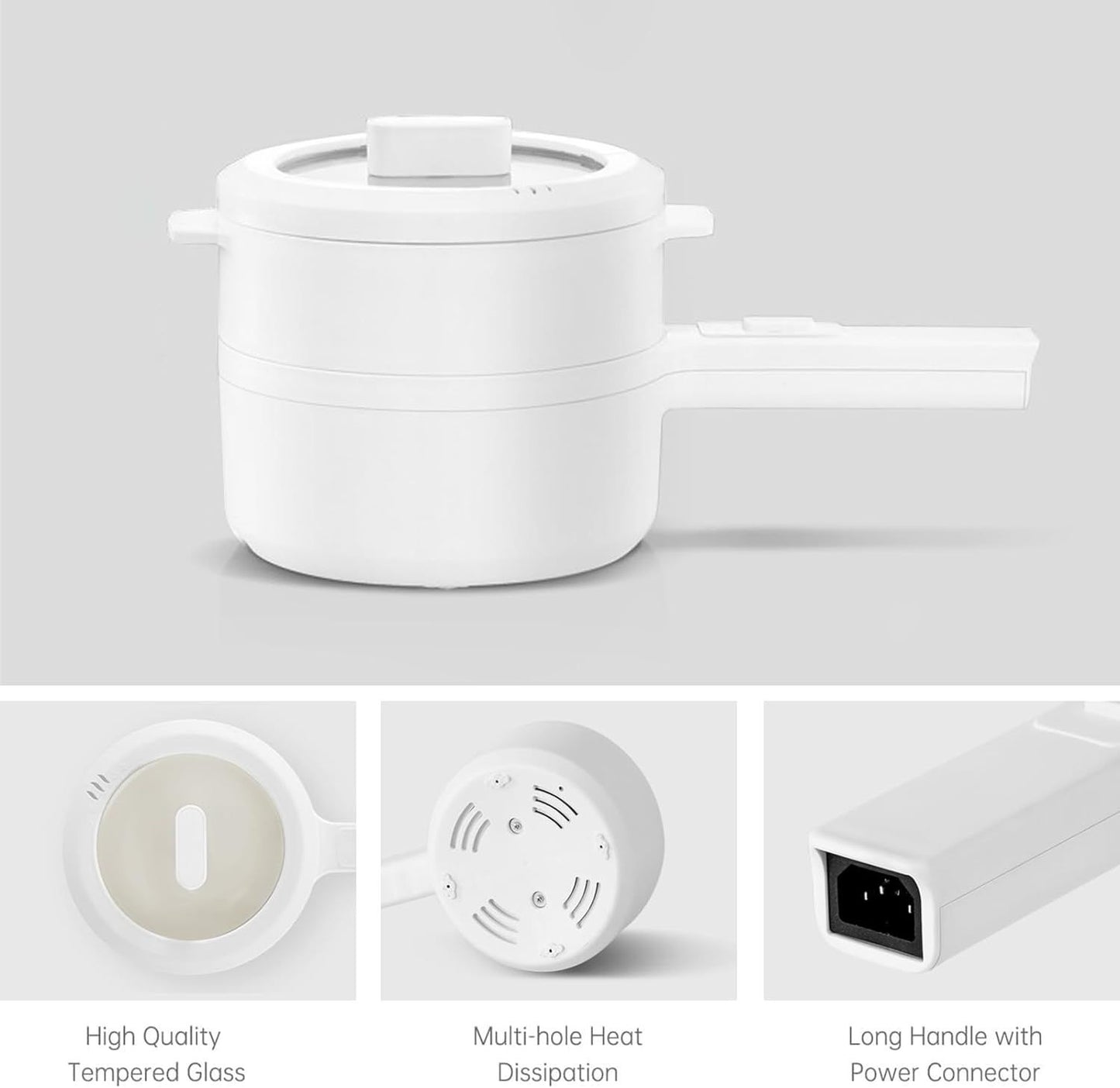 🍲⚡ 2-in-1 Electric Multi-Cooker & Steamer — Cook TWO Dishes at Once | Hotpot, Noodles, Seafood & More!