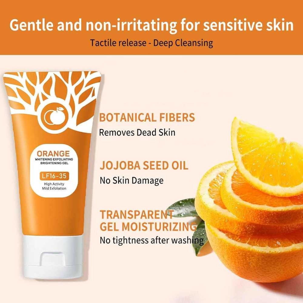Orange Glow Exfoliating Gel – Instant Brightening Skin Care with Free Delivery | جل البرتقال لتفتيح البشرة