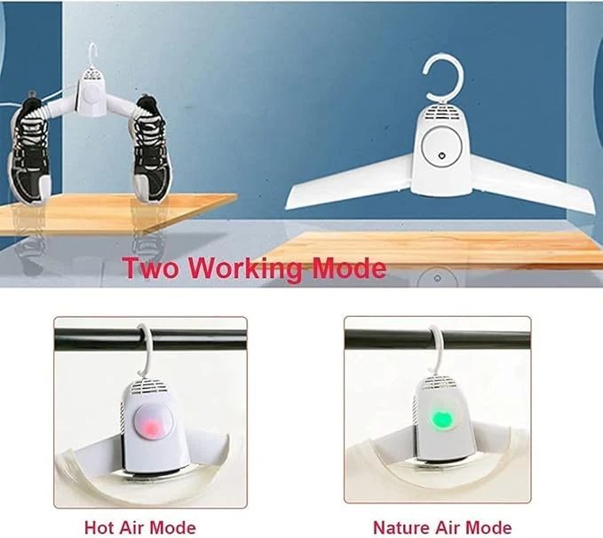 👕 Portable Electric Clothes Dryer Hanger Dry Clothes & Shoes Anywhere in Minutes | Portable