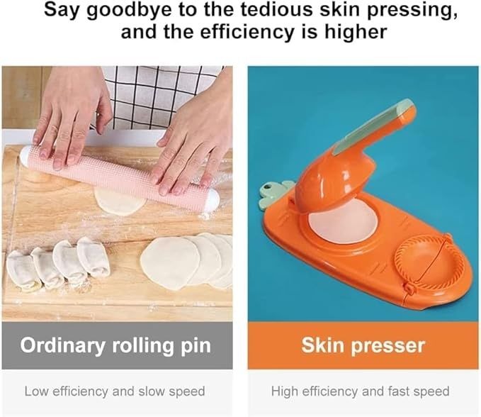 2-in-1 Dumpling Maker – Perfect Kitchen Helper | صانعة السمبوسة والدامبلنج 🥟✨