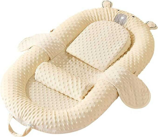 Baby Cloud Nest Lounger – Cozy Sleeping Bed for Newborns 👶✨ | سرير راحة الأطفال الفاخر