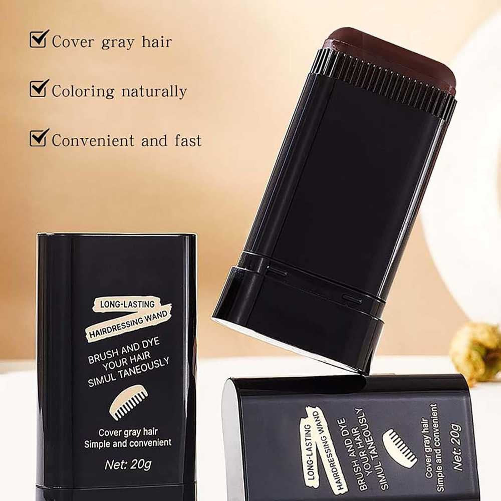 🔥Instant Root Touch-Up Hair Dye Stick – Gray Coverage Stick