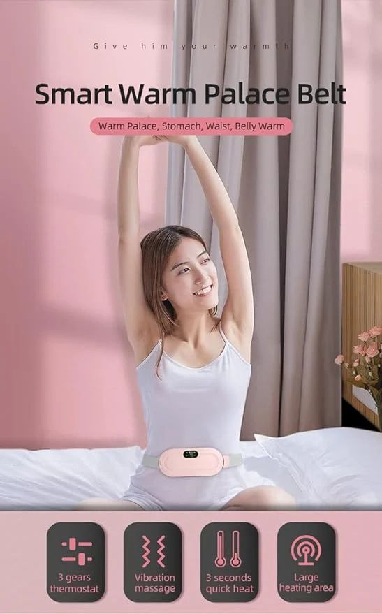 🌸💗No More Period Pain — Smart Warm Palace Heating Belt — Period Pain Relief in Minutes |