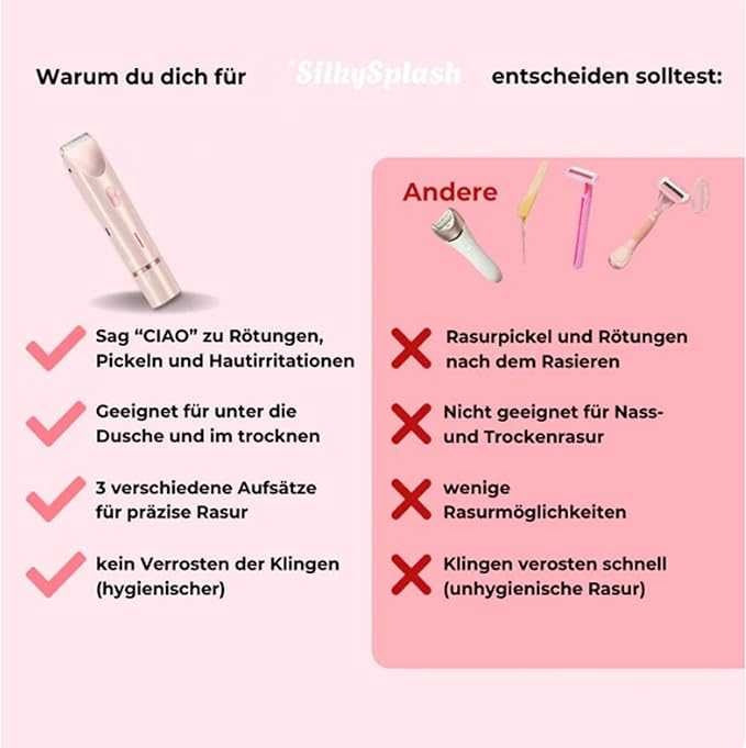 2-in-1 Rechargeable Women’s Hair Remover & Bikini Trimmer – Smooth Skin Care | ماكينة إزالة الشعر للسيدات