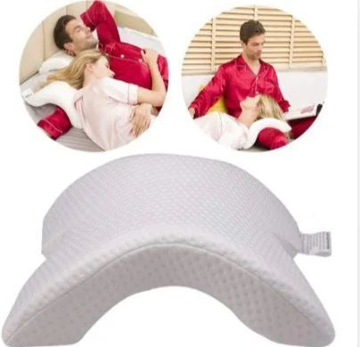 🌙💑 وسادة الحنان — The Couple's Cloud Pillow | Anti-Arm-Numb Memory Foam Cuddle Pillow