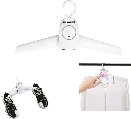 👕 Portable Electric Clothes Dryer Hanger Dry Clothes & Shoes Anywhere in Minutes | Portable