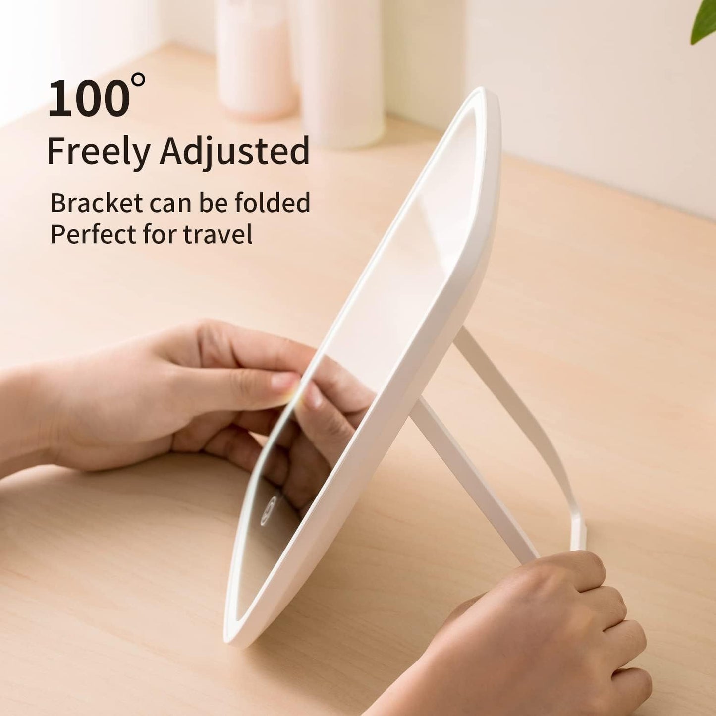 💄 Smart Touch LED Makeup Mirror — Your Personal Vanity Studio, Anytime Anywhere!
