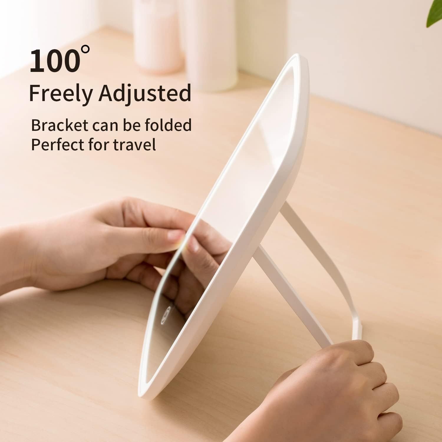 💄 Smart Touch LED Makeup Mirror — Your Personal Vanity Studio, Anytime Anywhere!