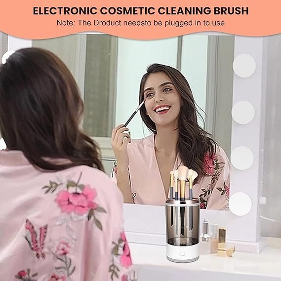 💄✨ Automatic Electric Makeup Brush Cleaner & Dryer — Clean ALL Your Brushes in 30 Seconds!