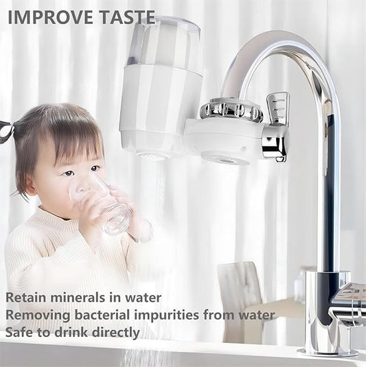 🌊 عين النقاء — Pure Faucet Filter | Activated Carbon Water Purifier